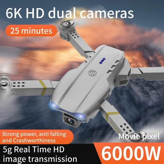 New E99 Drone GPS Return 360°HD Dual Camera Quadcopter