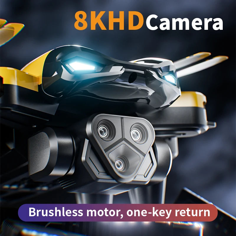 New M5 Max Drone 8K Professinal 4K HD Camera Wide Angle RC Quadcopter
