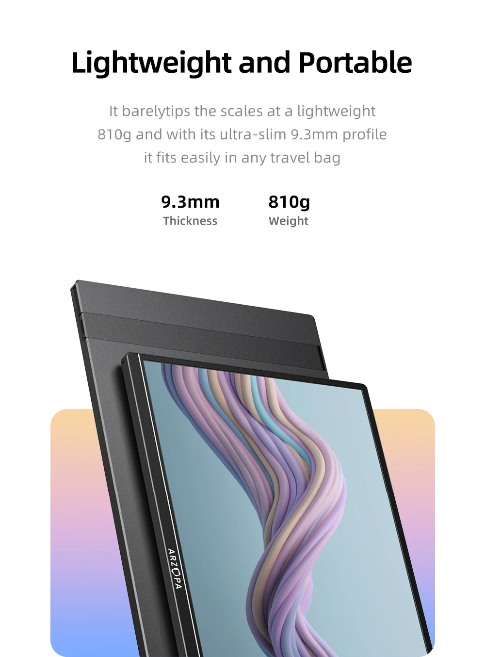 Portable Monitor  MAC/Laptop/PC/Xbox/PS4/5/Switch,