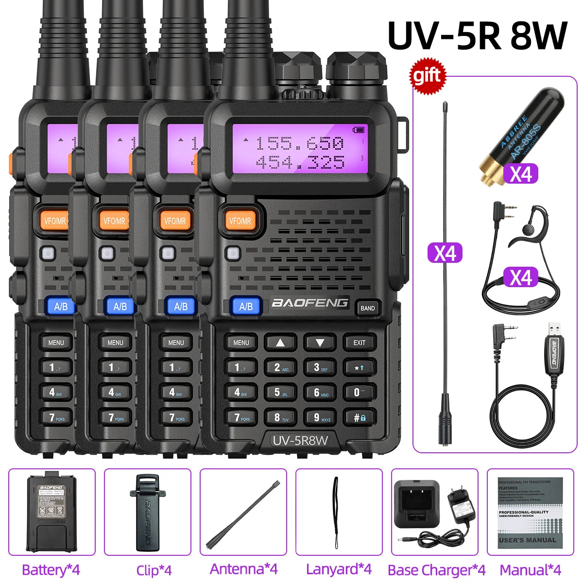 Walkie Talkie Ham Radio  VHF UHF  FM two    Two way Radio