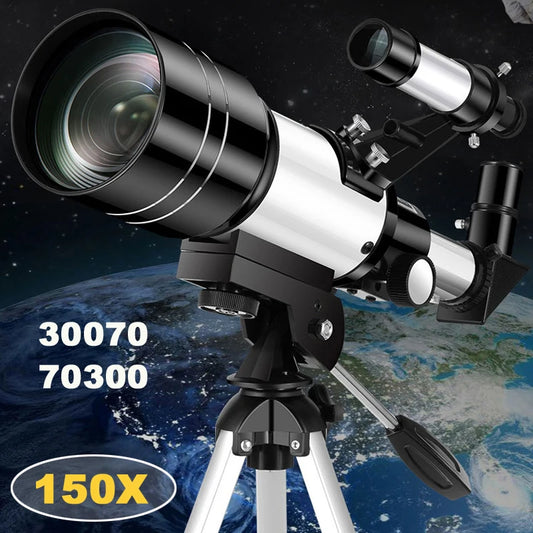 Professional Astronomical Telescope F30070 Monocular 150 Times Zoom HD Night Vision