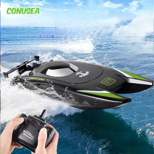 High Speed Speedboat 20Mins Battery Waterproof Remote Control Ship