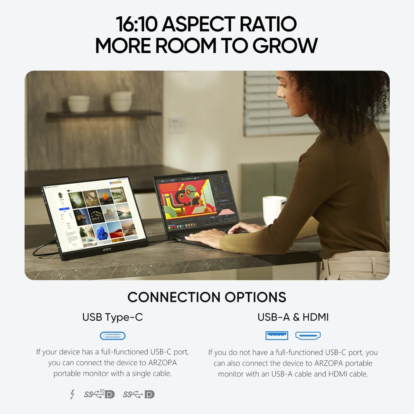 Portable Monitor  MAC/Laptop/PC/Xbox/PS4/5/Switch,