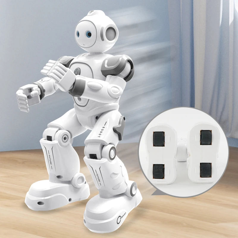 Rc Emo Samrt Intelligent 2.4G  Music Robo Remote Control Programming Robot Toys
