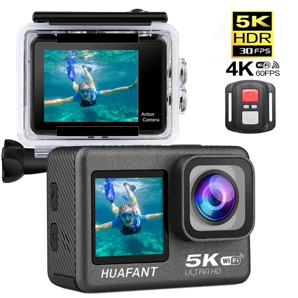 Action Camera  48MP 2.0 Touch DVR Webcam