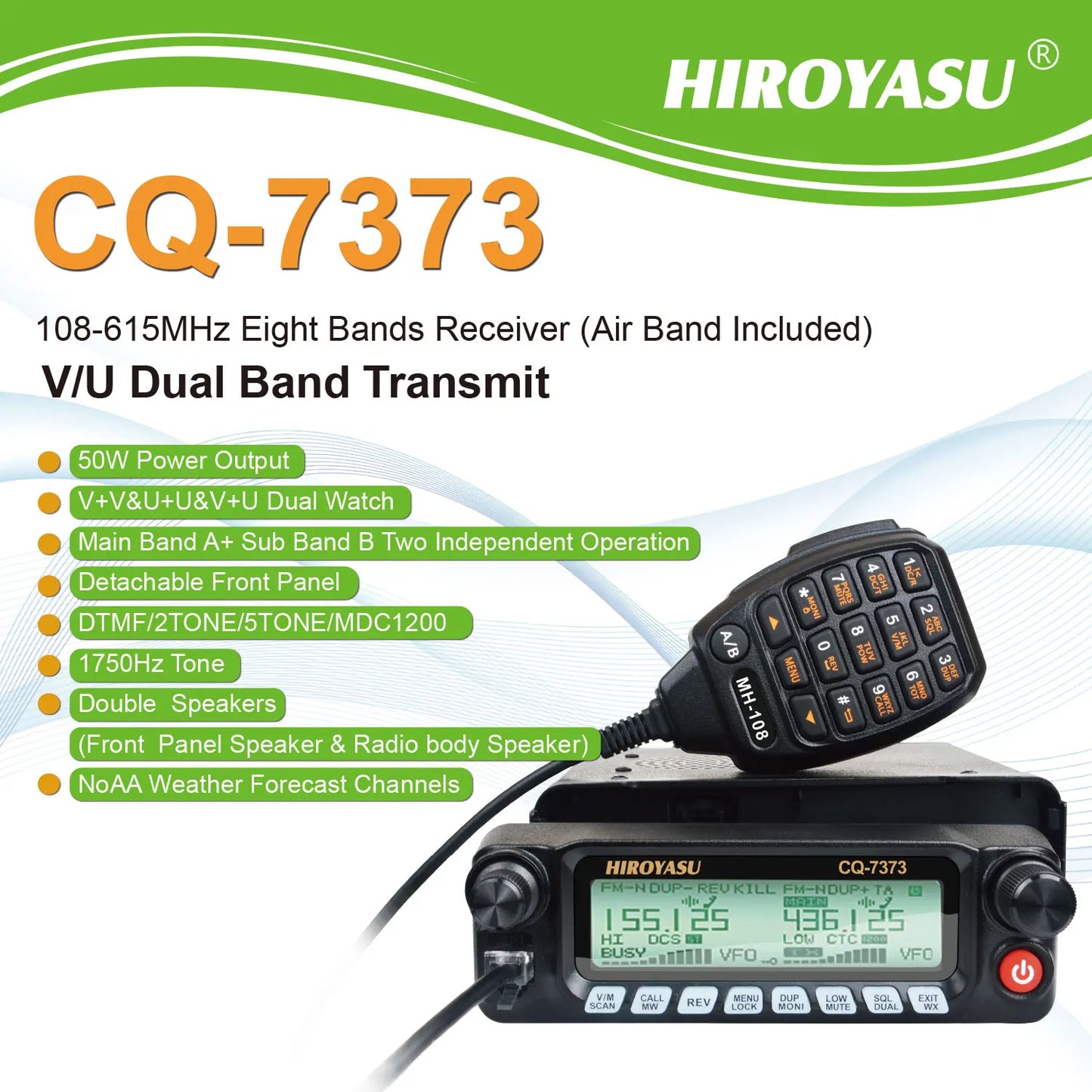 Walkie Talkie Eight Band Amateur Mobile Radio