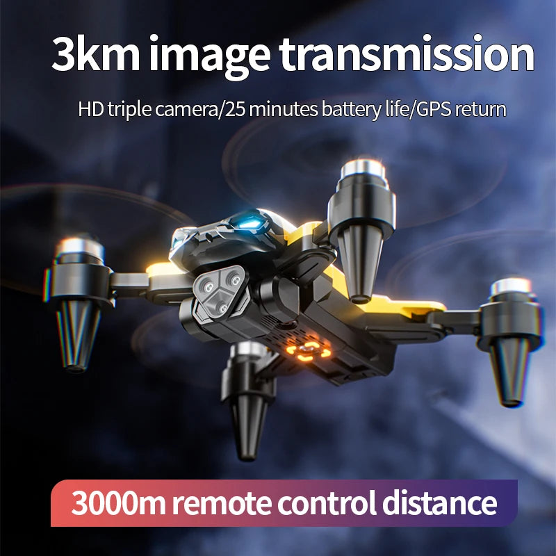 New M5 Max Drone 8K Professinal 4K HD Camera Wide Angle RC Quadcopter
