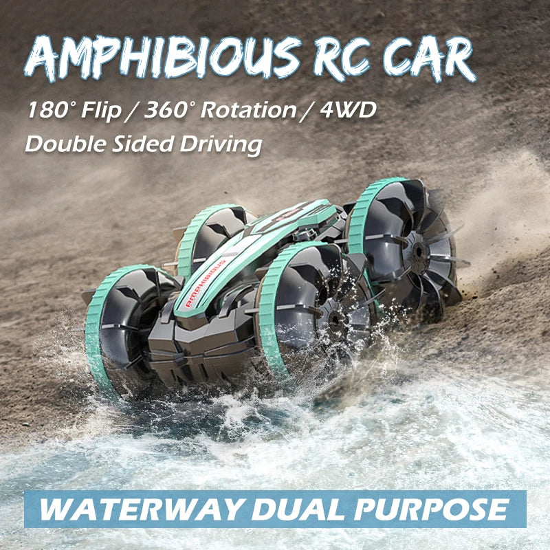 Amphibious Remote Control Car RC Stunt Car Vehicle