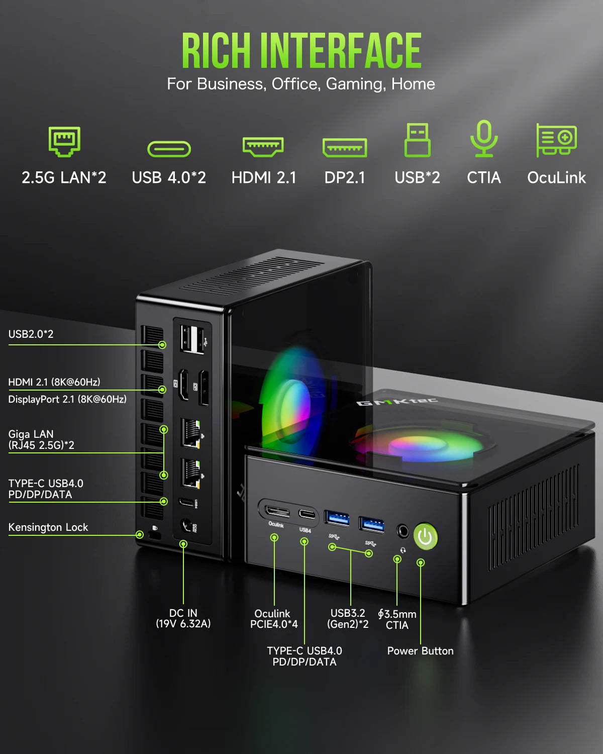 Mini PC  Gaming Computer
