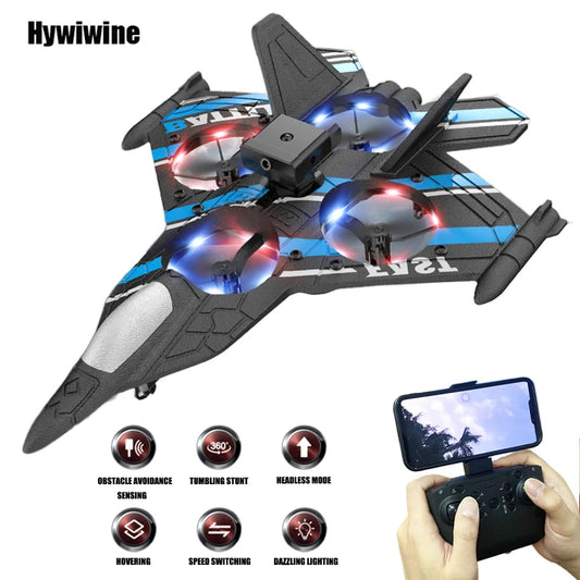 Camera RC Aircraft Obstacle Avoidance Fighter 2.4G Airplane