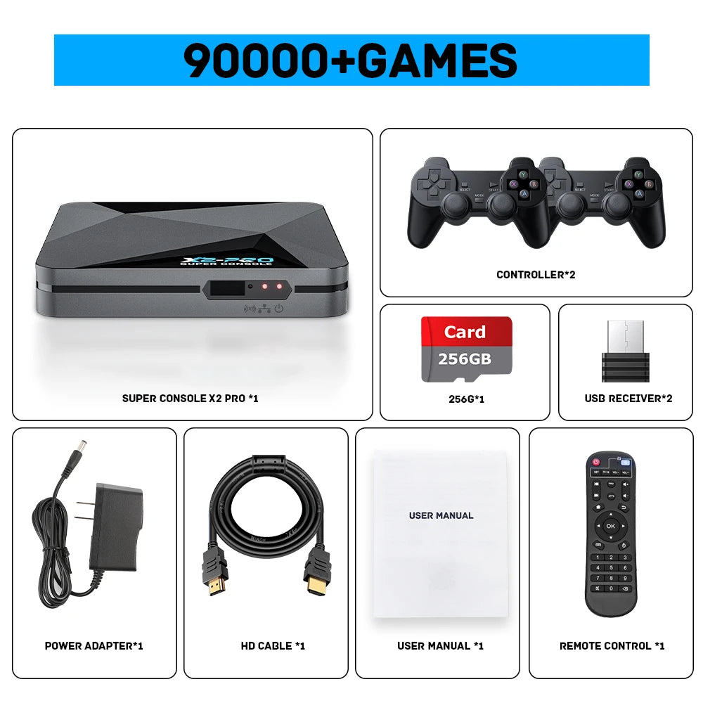 Retro Video Game Console with 90000 Video Games