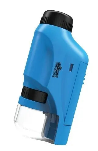Microscope 60-120x Lab Handheld  Battery Powered Microscope With LED Light