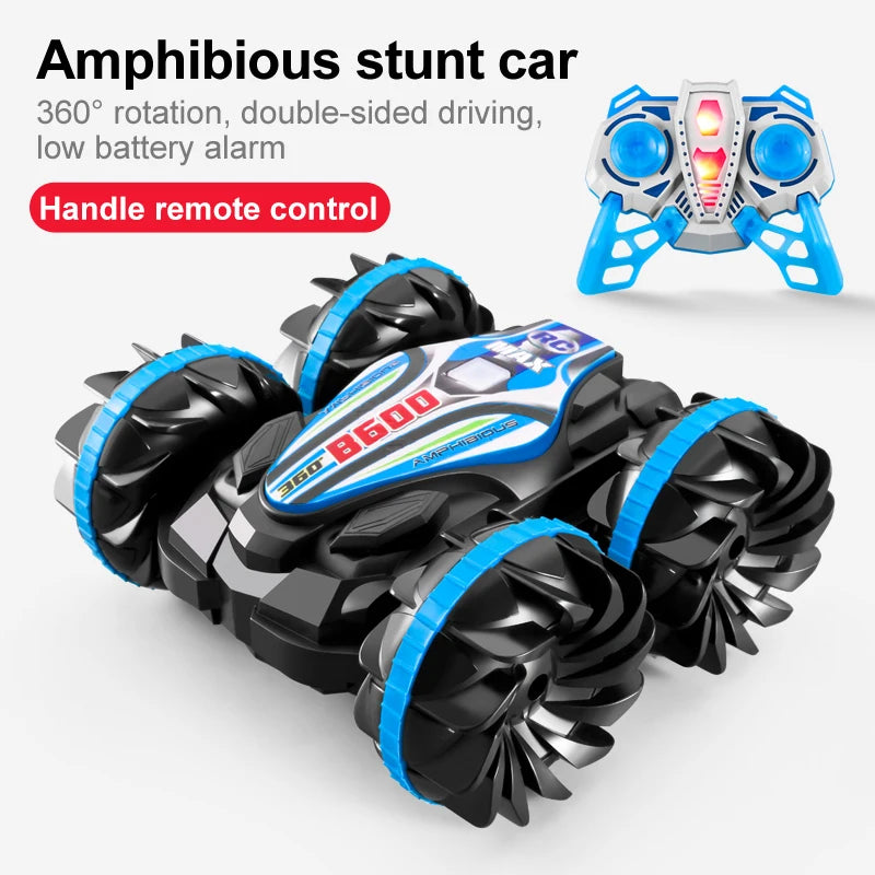 Amphibious Remote Control Car RC Stunt Car Vehicle