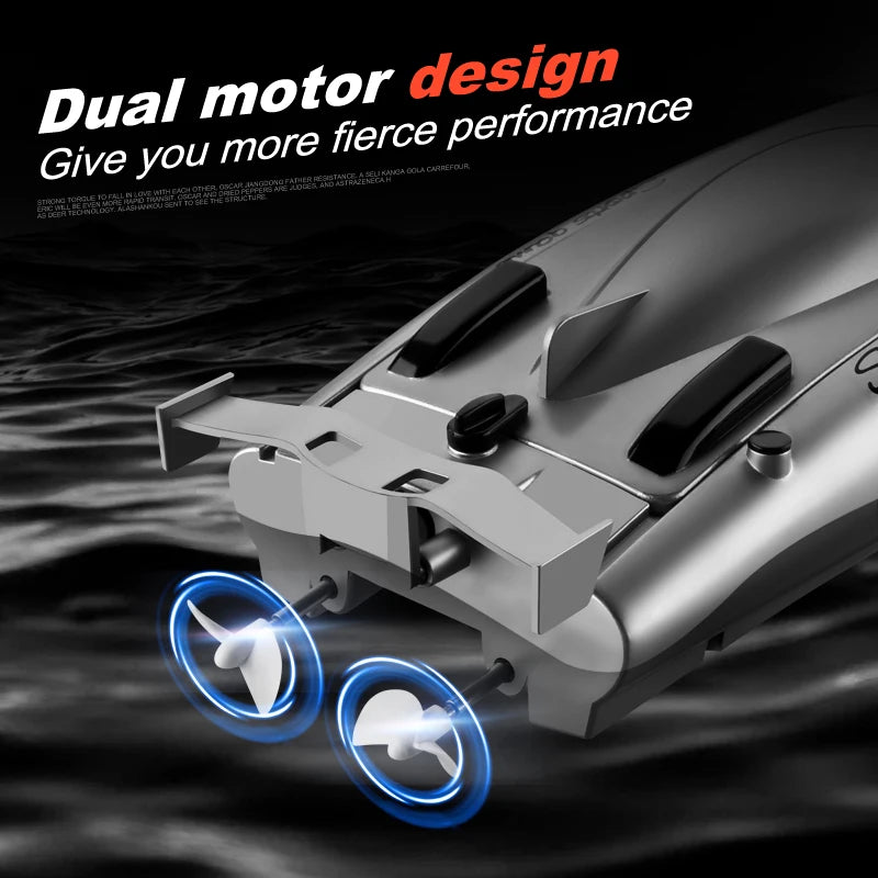 High Speed Racing Boat Waterproof Double Motor Remote Control